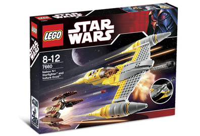 LEGO Set-Naboo N-1 Starfighter and Vulture Droid-Star Wars / Star Wars Episode 1-7660-1-Creative Brick Builders